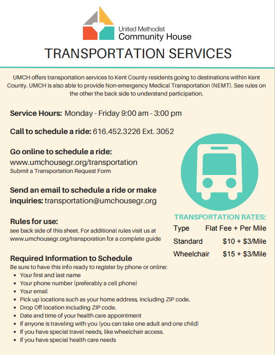Public Transportation Services and Rates